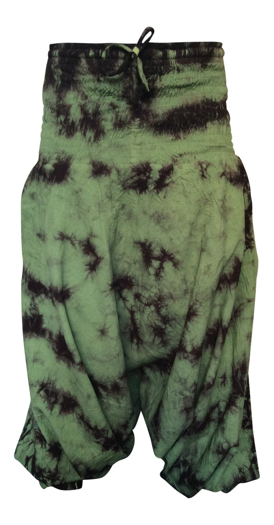 Tie Dye Harem Pants, Colourful Yoga Boho Baggy Trousers Hippie Clothes