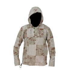Mens Lightweight Hippie Hooded Shirt