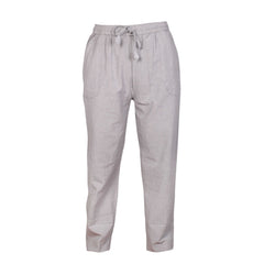 WOMENS PLAIN TROUSERS ELASTICATED WAIST YOGA PANTS WITH POCKETS