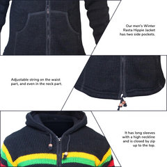 Men's Winter Rasta Hippie Jacket