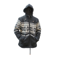 Men's High Neck Snow Flake Jumper