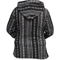 Women's Multicolored Hippie Pullover Hoodie Boho Baja