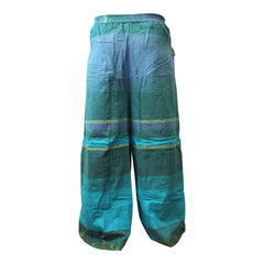 WOMEN MULTICOLOURED HIPPIE WRAP TROUSER PANTS