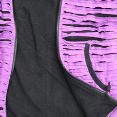 Women's Razor Cut Emo Gothic Lined Jacket