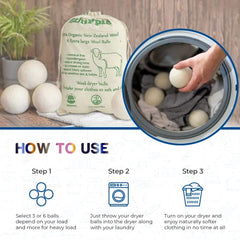 Natural Wool Dryer Balls