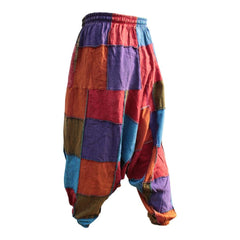 WOMEN PATCHWORK SUMMER FESTIVAL HIPPIE HAREM TROUSER