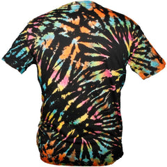 Our best selling staple unisex tie dye t-shirt. Nail the DIY tie-dye trend the easy way. Features a crew neck, drop shoulders, dad cut style in a soft, cotton. There are so many colours available in this bright and eye catching style that it'll be hard to decide what design to pick! 