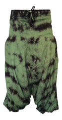 Tie Dye Harem Pants, Colourful Yoga Boho Baggy Trousers Hippie Clothes
