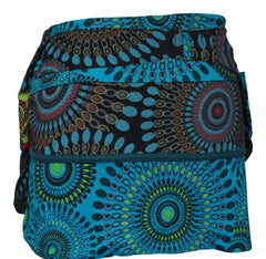 WOMEN REVERSIBLE BOTH SIDE WRAP ROUND HIPPIE POPPER SKIRTS