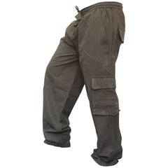 MENS PLAIN COLOUR HEMP HIPPIE COMBAT TROUSERS