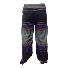 WOMEN MULTICOLOURED HIPPIE WRAP TROUSER PANTS