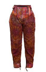 Womens Tie Dye Skirt Trouser Elastic Waist Hippie Pants