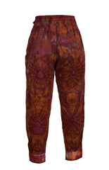 Womens Tie Dye Skirt Trouser Elastic Waist Hippie Pants