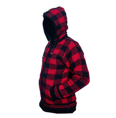 Men's Red & Black Checkered Lumberjack Jacket