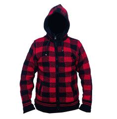 Men's Red & Black Checkered Lumberjack Jacket
