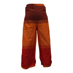 WOMEN MULTICOLOURED HIPPIE WRAP TROUSER PANTS