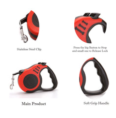 Retractable Pet Leash Anti-Slip Automatic Traction Rope