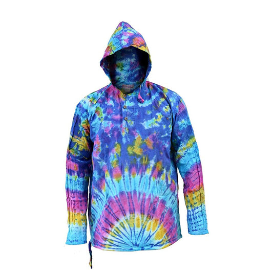 Men's Tie Dye Hoodie Shirt