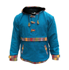 Unisex Woven Cotton Fleece Lined Pull Over