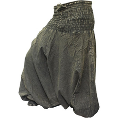 PLAIN LOOSE FIT HAREM TROUSERS FOR WOMEN