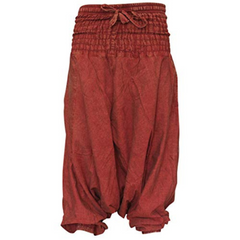 PLAIN LOOSE FIT HAREM TROUSERS FOR WOMEN