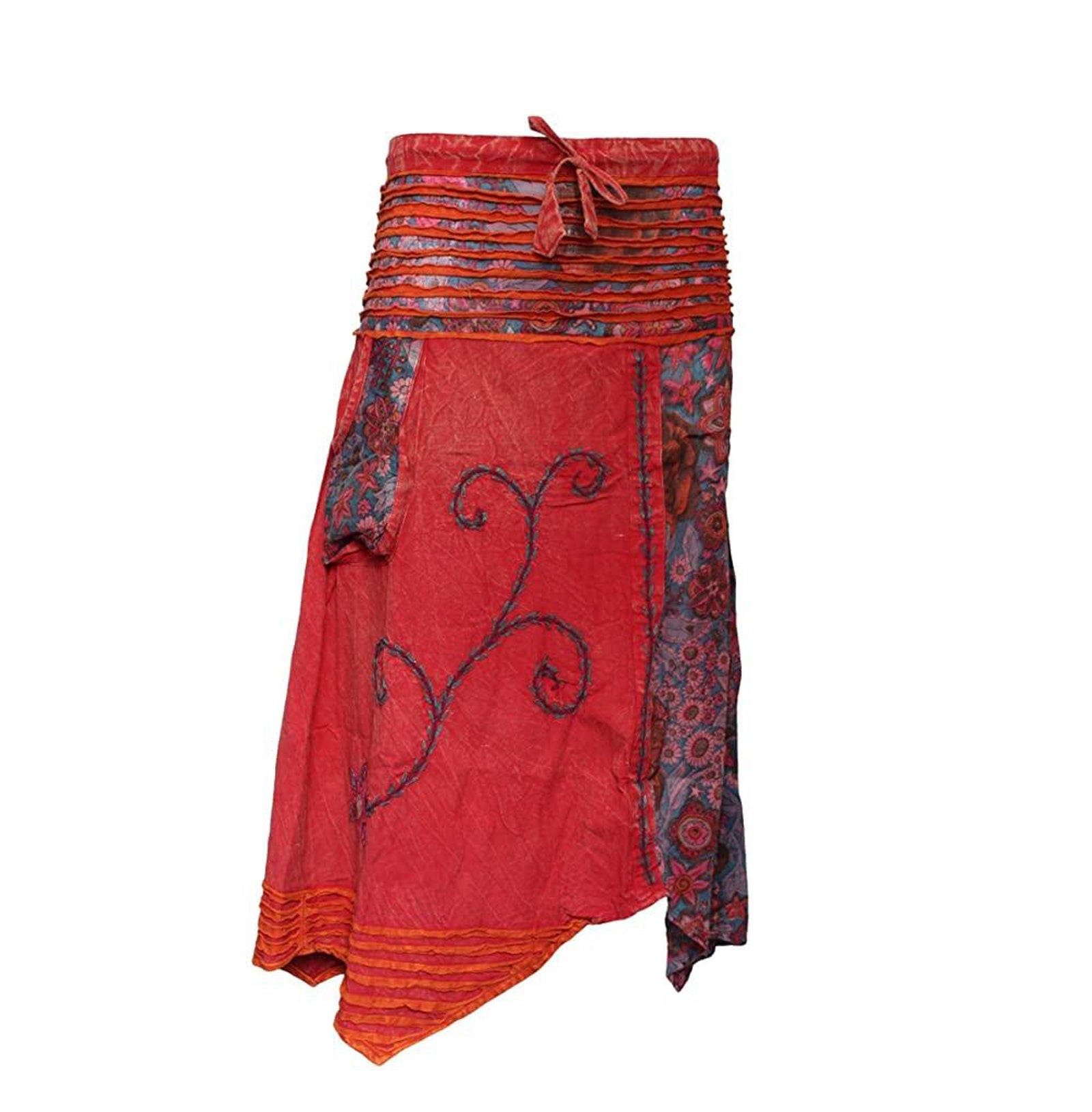 asymmetric-embroidered-floral-skirts-for-women