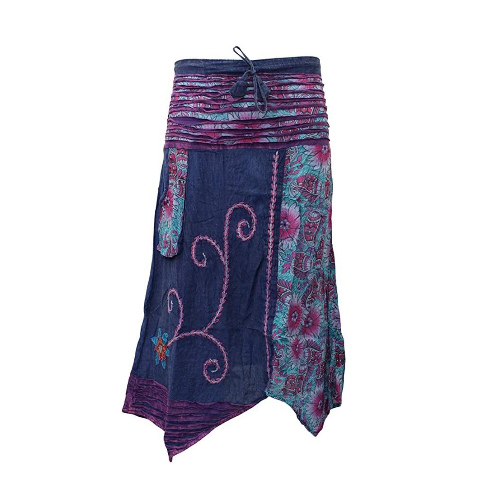 asymmetric-embroidered-floral-skirts-for-women