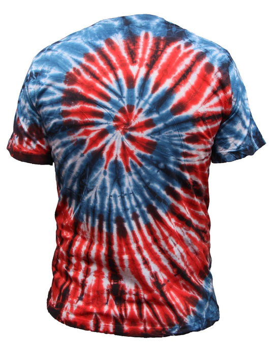 Our best selling staple unisex tie dye t-shirt. Nail the DIY tie-dye trend the easy way. Features a crew neck, drop shoulders, dad cut style in a soft, cotton. There are so many colours available in this bright and eye catching style that it'll be hard to decide what design to pick! 
