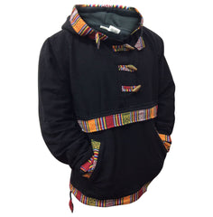 Unisex Woven Cotton Fleece Lined Pull Over