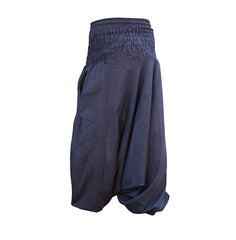 PLAIN LOOSE FIT HAREM TROUSERS FOR WOMEN