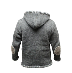 Men's Contrast Stitch Wool Pullover
