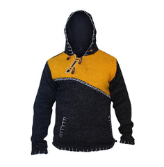Men's Contrast Stitch Wool Pullover