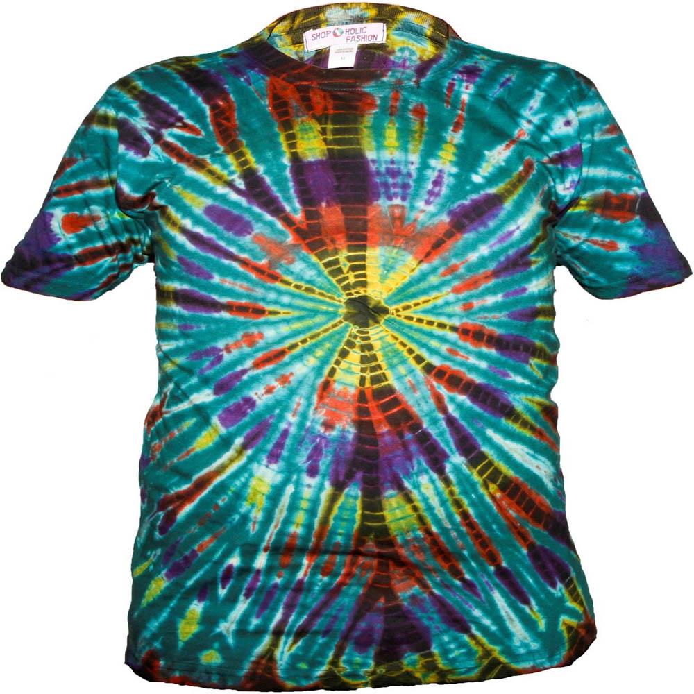 Our best selling staple unisex tie dye t-shirt. Nail the DIY tie-dye trend the easy way. Features a crew neck, drop shoulders, dad cut style in a soft, cotton. There are so many colours available in this bright and eye catching style that it'll be hard to decide what design to pick! 