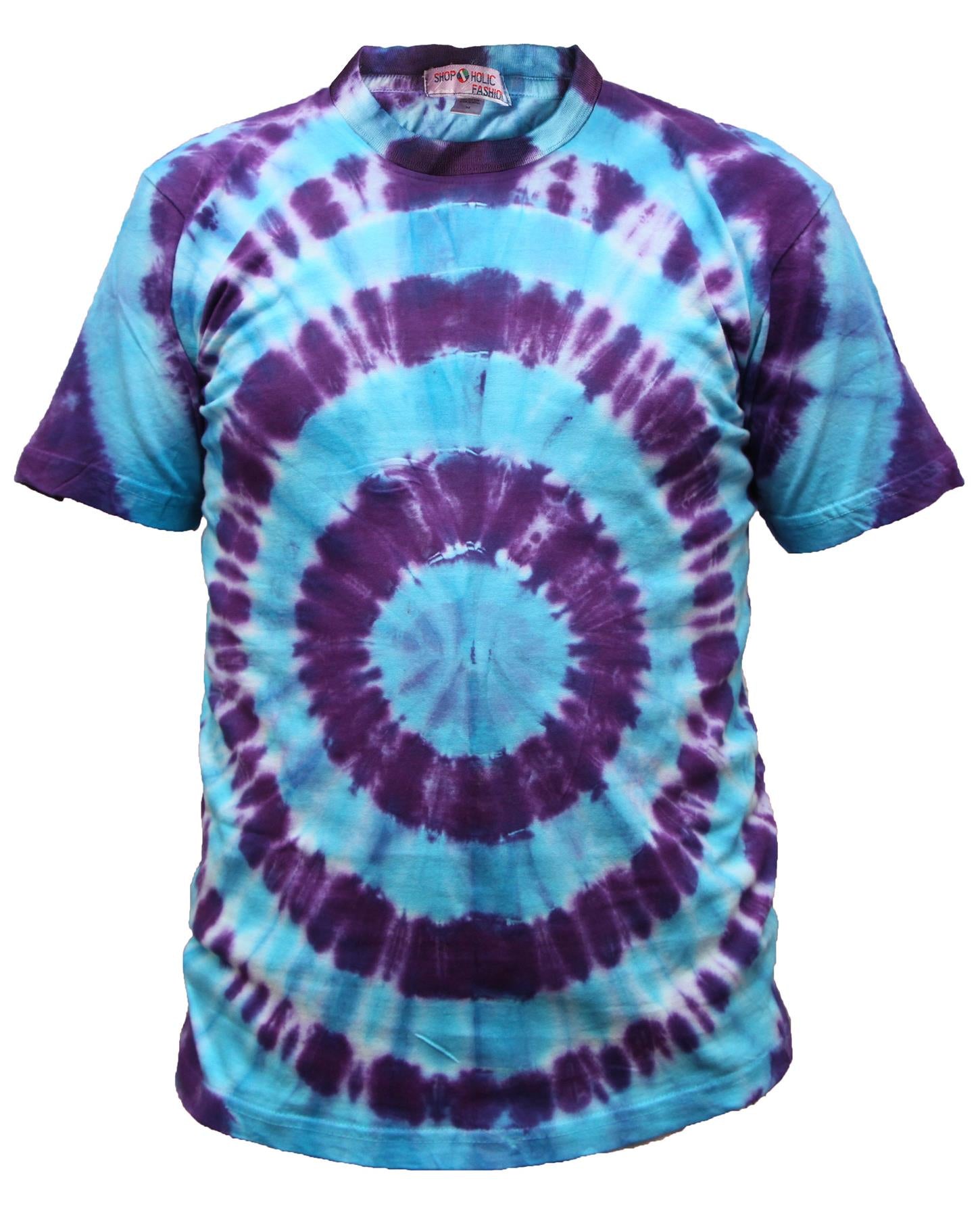 Our best selling staple unisex tie dye t-shirt. Nail the DIY tie-dye trend the easy way. Features a crew neck, drop shoulders, dad cut style in a soft, cotton. There are so many colours available in this bright and eye catching style that it'll be hard to decide what design to pick! 