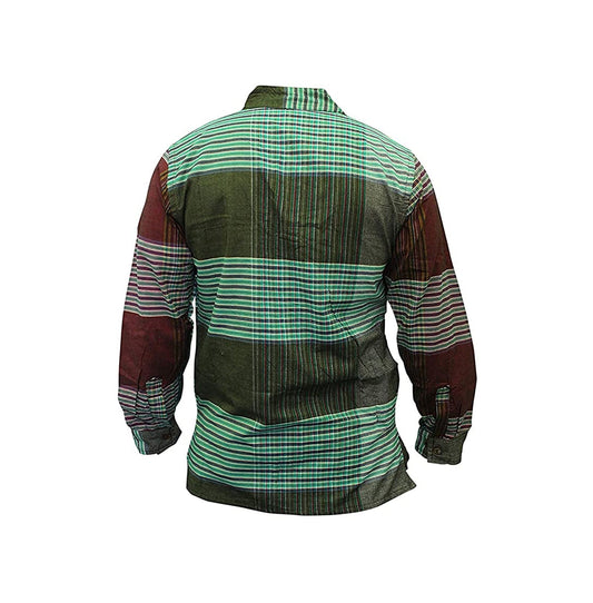 Men's Checkered Hippy Grandad Shirt