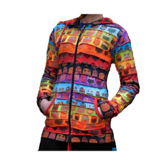 Women's Owl Print Hoodie