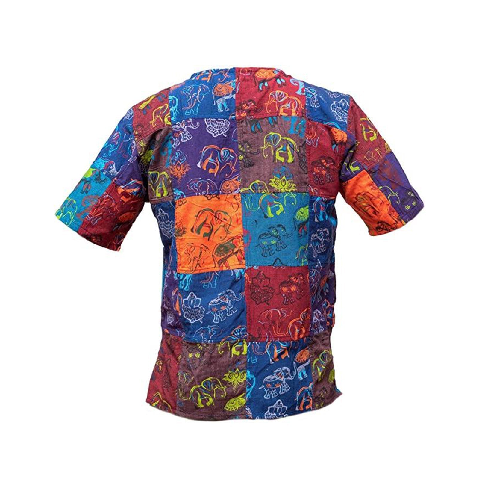 short-sleeve-elephant-kurtha-shirt-for-men