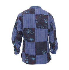 stonewashed-printed-patchwork-long-sleeve-shirts-for-men