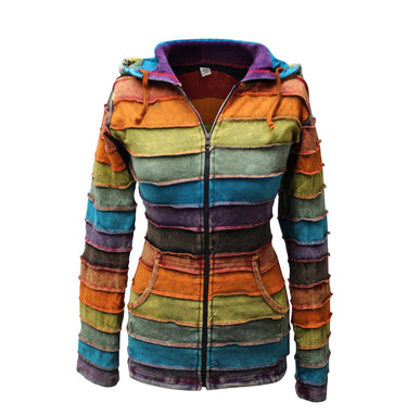 stonewashed-rainbow-rib-hoodie-jacket-for-women