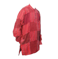 stonewashed-stripe-plain-patch-shirt-for-men