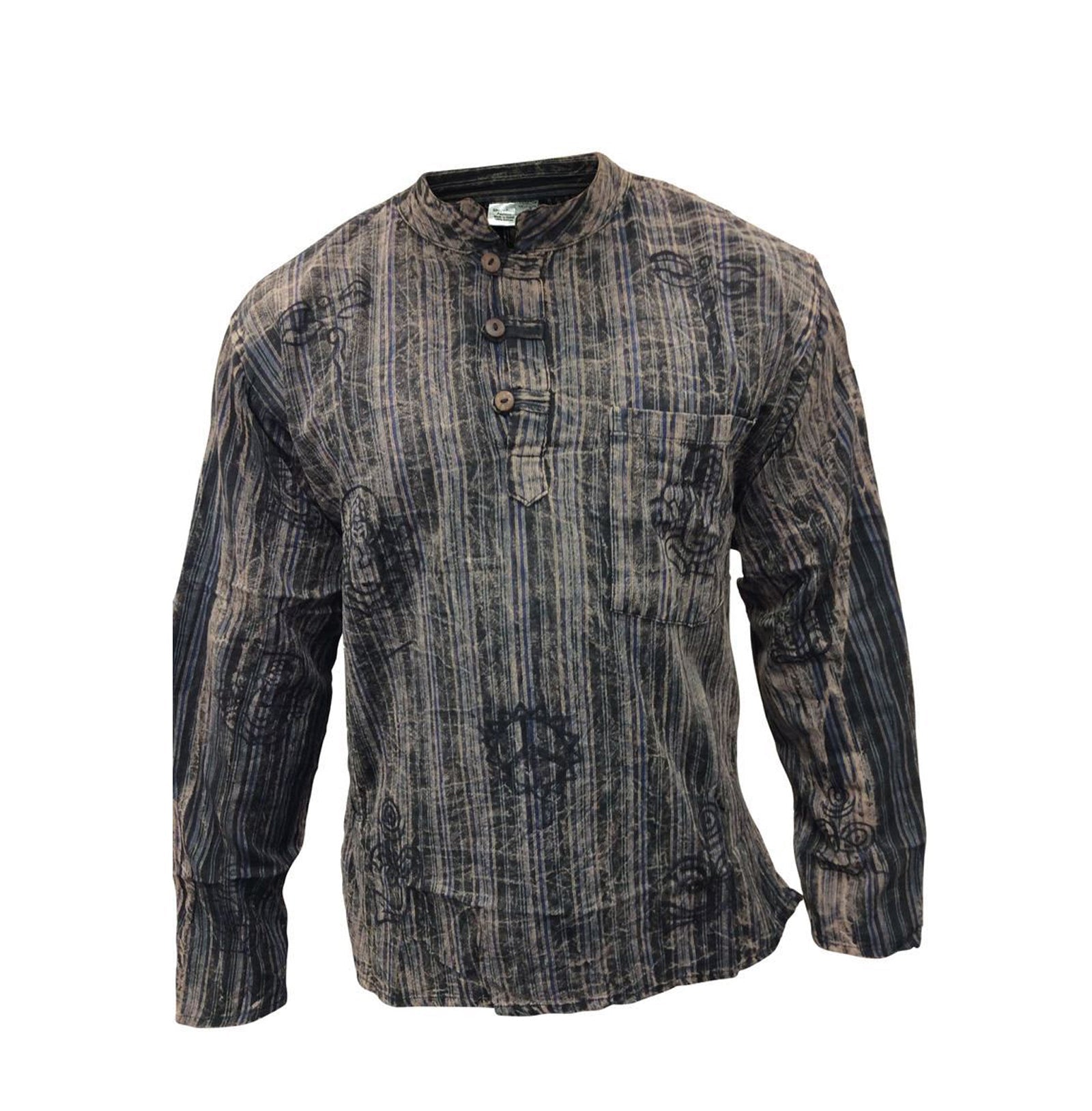 stripe-traditional-collarless-grandad-shirts-for-men