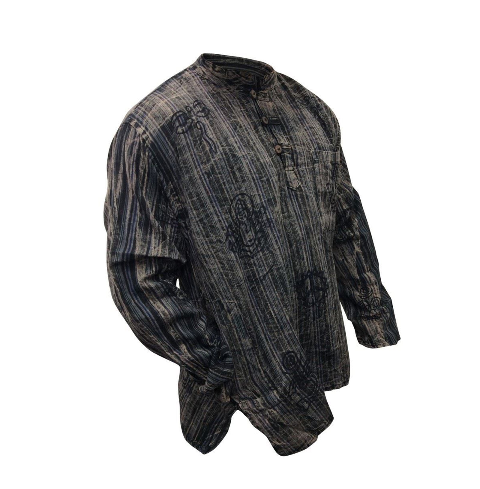 stripe-traditional-collarless-grandad-shirts-for-men