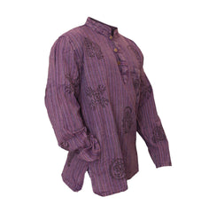 stripe-traditional-collarless-grandad-shirts-for-men