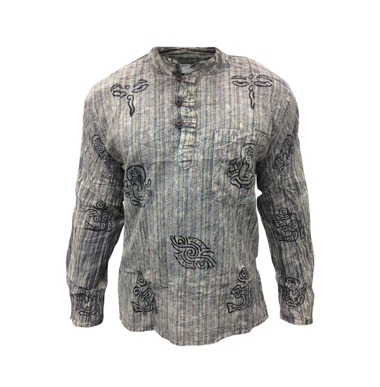 stripe-traditional-collarless-grandad-shirts-for-men