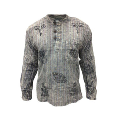 stripe-traditional-collarless-grandad-shirts-for-men