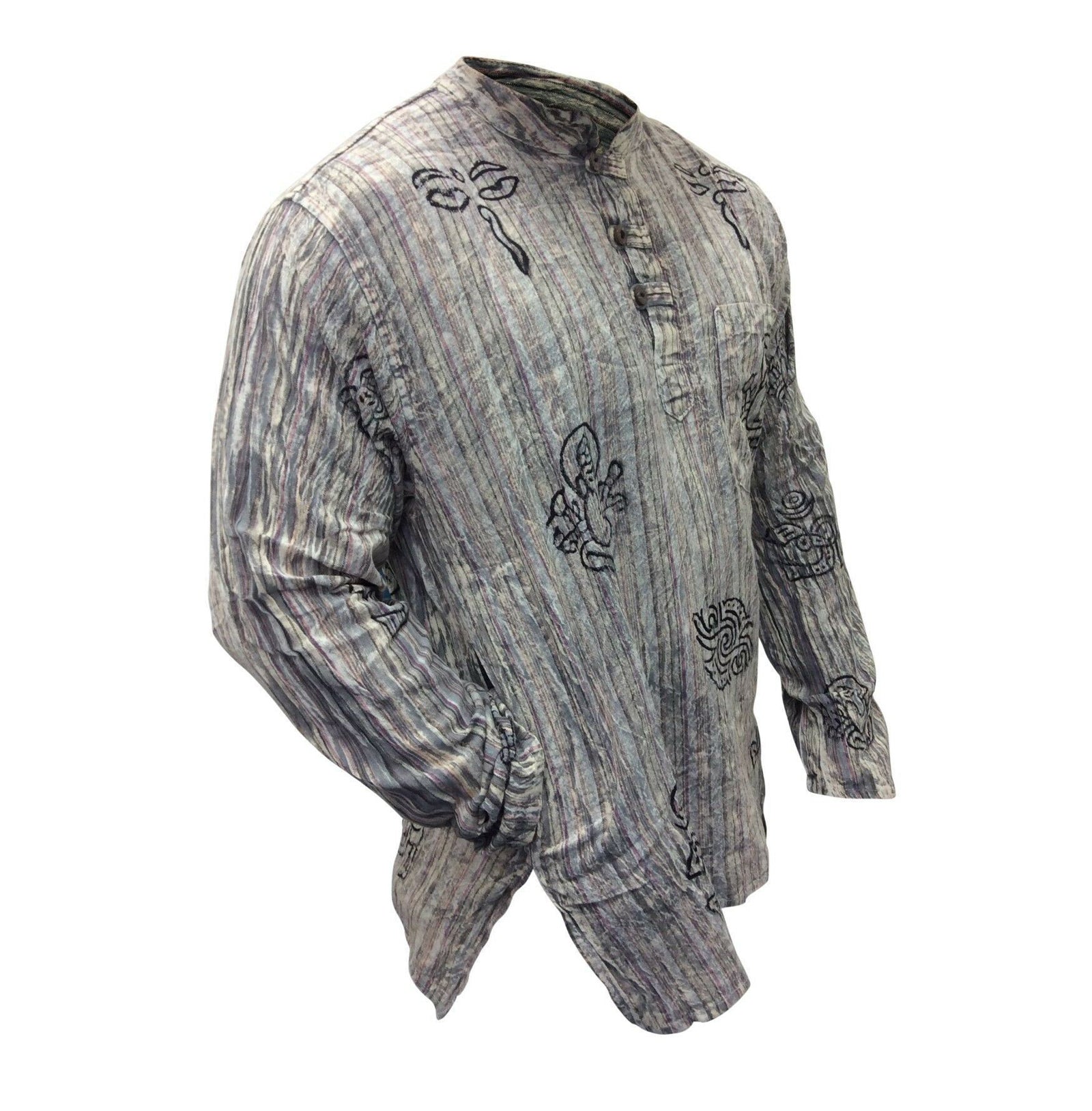 stripe-traditional-collarless-grandad-shirts-for-men