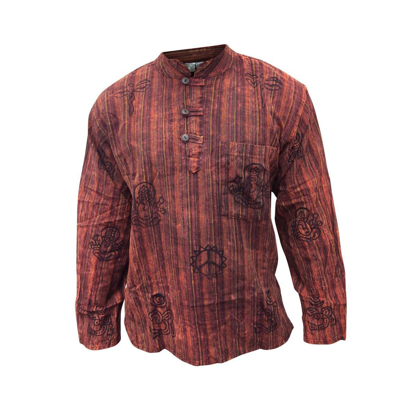 stripe-traditional-collarless-grandad-shirts-for-men