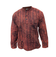 stripe-traditional-collarless-grandad-shirts-for-men