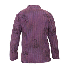 stripe-traditional-collarless-grandad-shirts-for-men