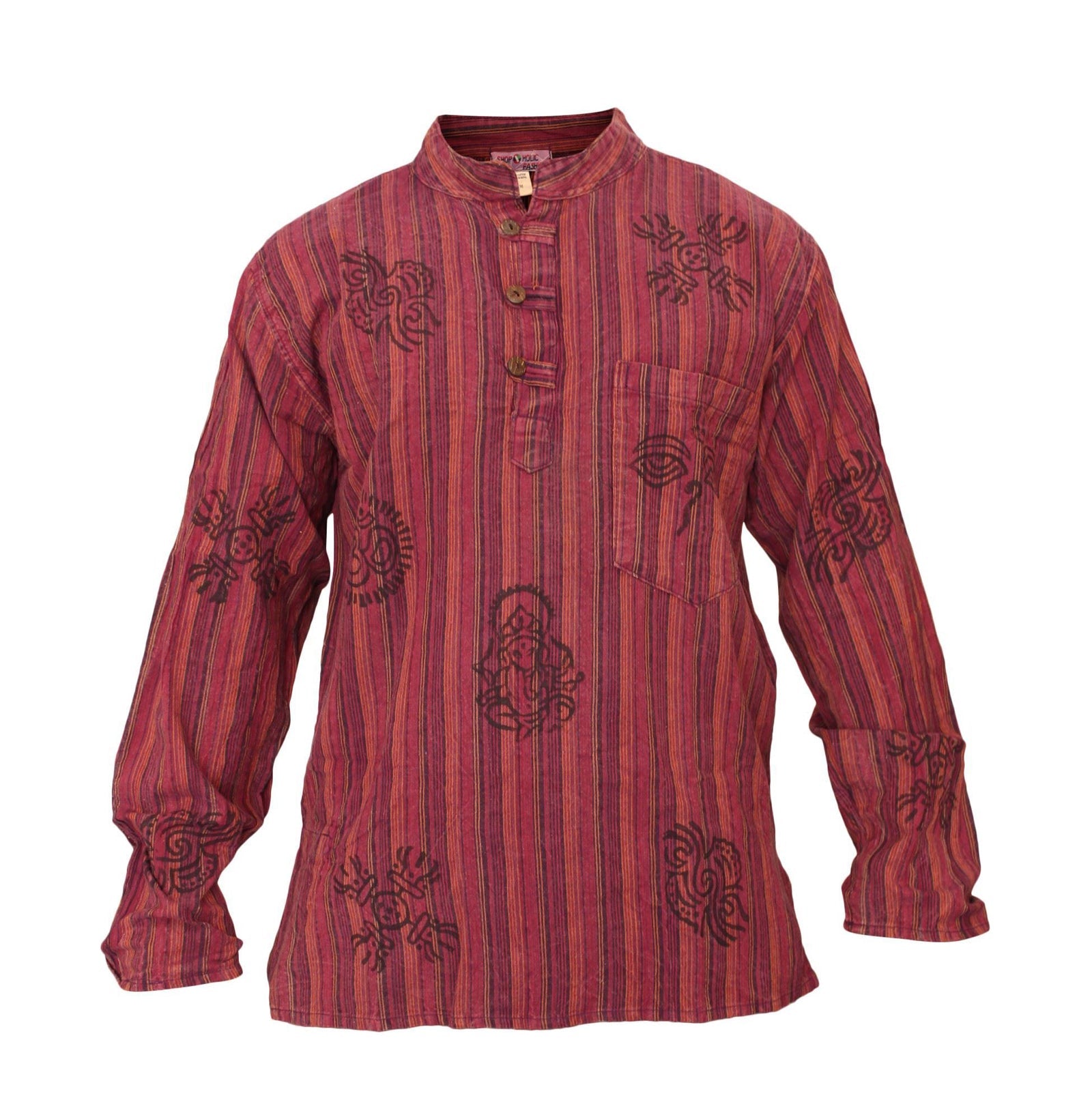 stripe-traditional-collarless-grandad-shirts-for-men